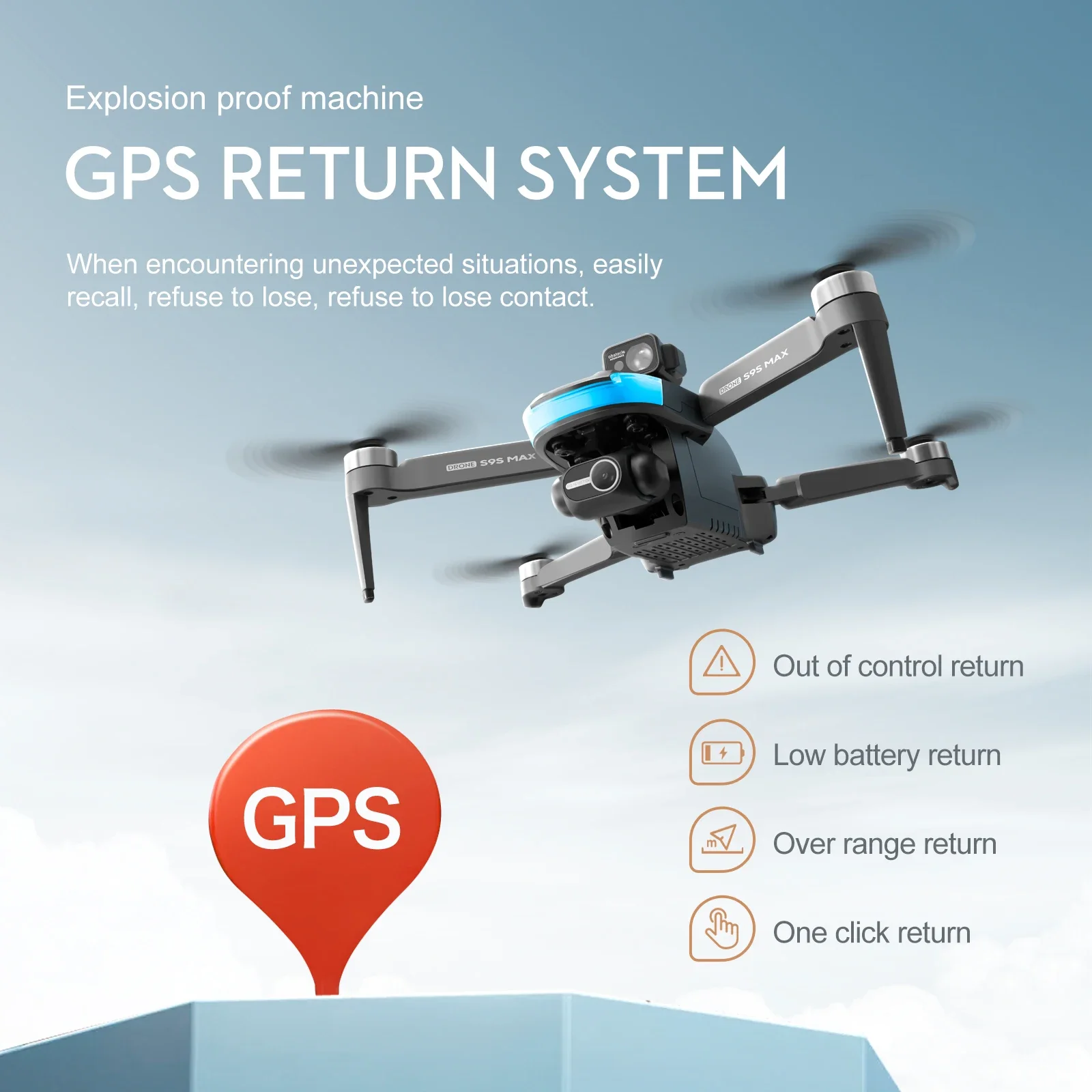 NEW S9S MAX MINI Drone 4K 2-Ax - огляд і ціна Drone Lidar