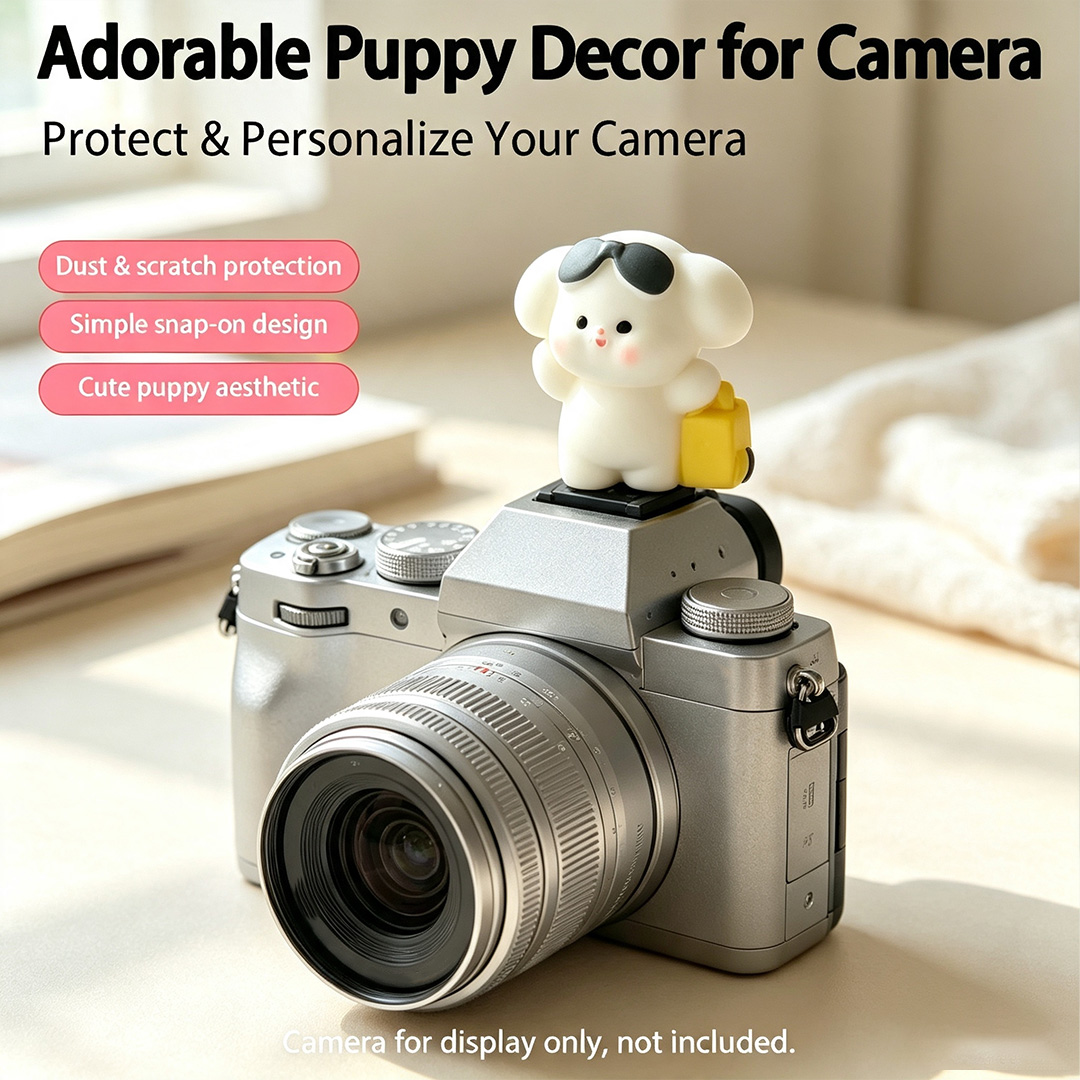 Cute 3D Puppy Camera Hot Shoe  - огляд і ціна Canon Camera Eos R50