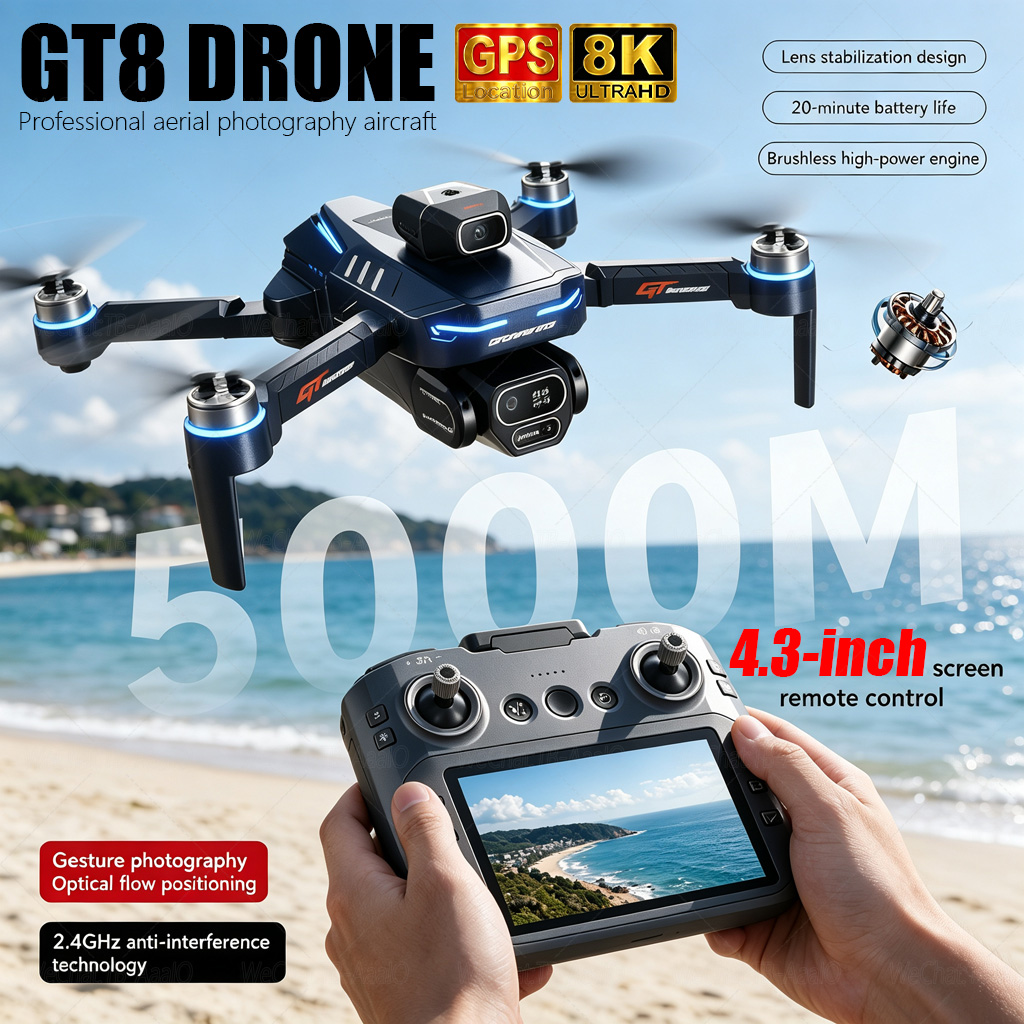 NEW GT8 HD RC Drone 4K Profess - огляд і ціна Drone Photogrammetry